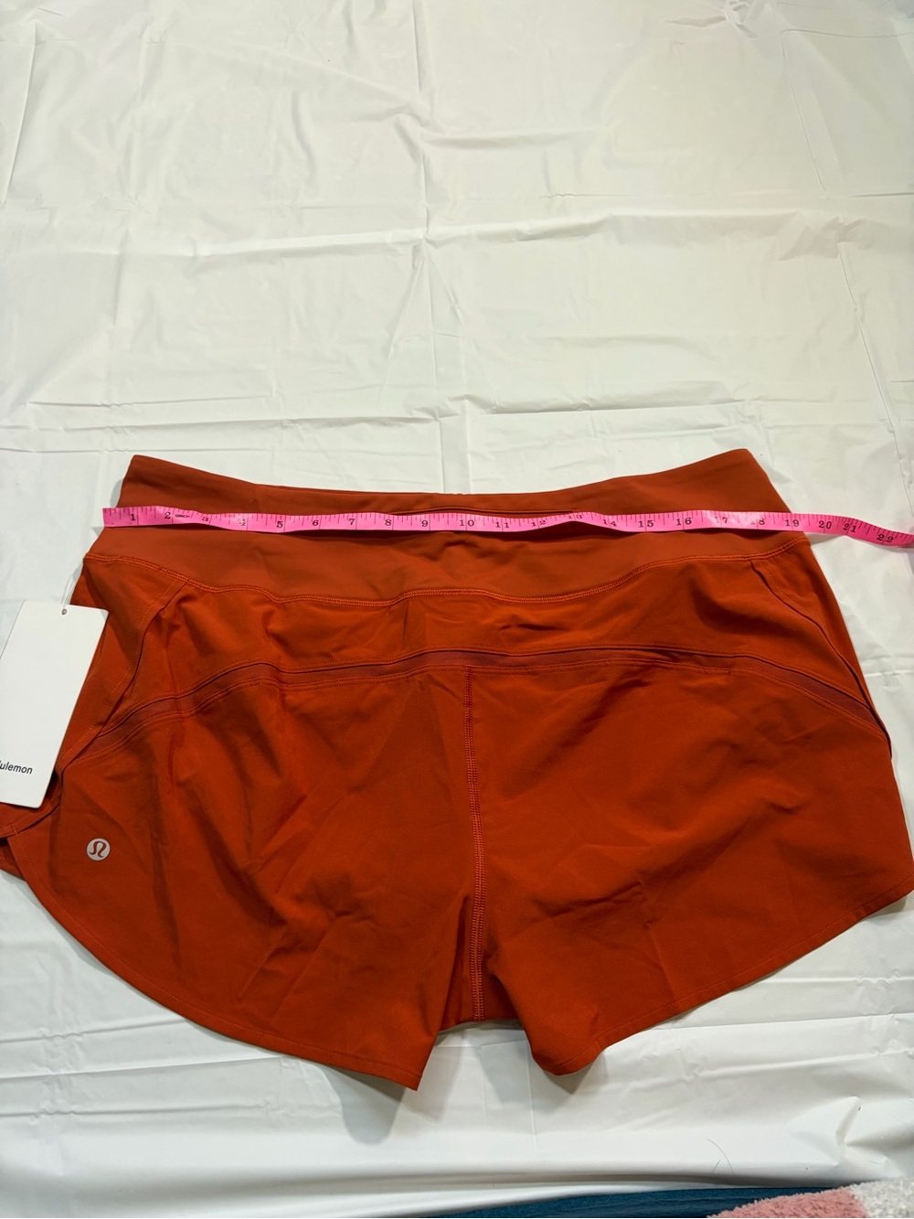 NWT Lululemon Speed Up High-Rise Short *2.5" *Updated Mesh Vent (Autumn Rust) XL - Picture 7 of 8